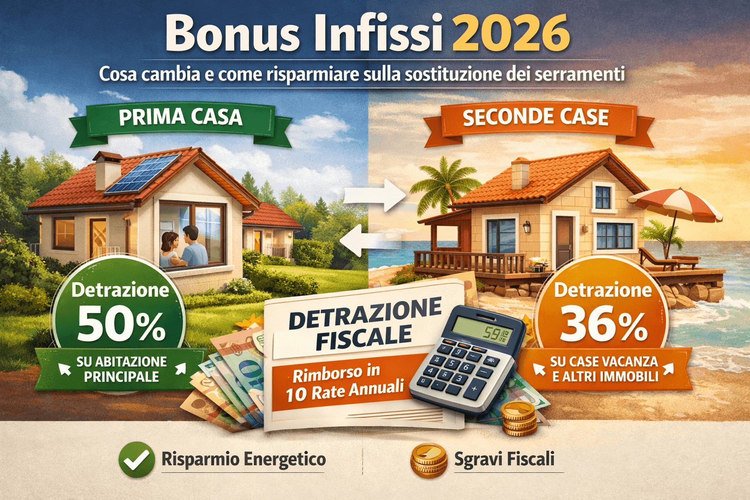 Bonus Infissi 2026: Cosa cambia e come risparmiare sulla sostituzione dei serramenti